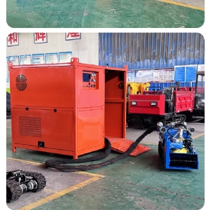 清淤机器人管道河道防汛抽排水远程遥控可视化排污清淤机器人