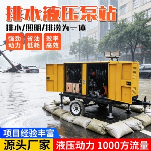 液压式大流量防汛泵车